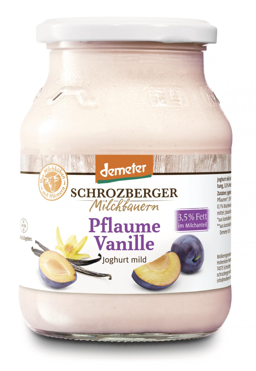 Joghurt Pflaume Vanille 3,5%