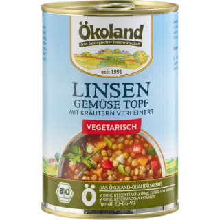 Linsen-Gemüse Topf